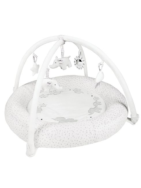 Grey and white shop baby play gym