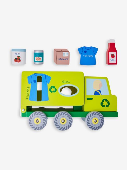 Buy JoJo Maman B b Wooden Recycling Truck Sorter from the JoJo