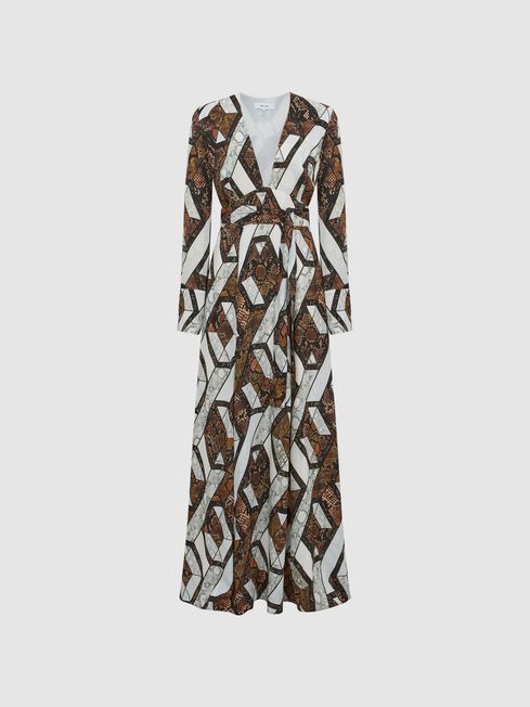 Reiss snake print dress online