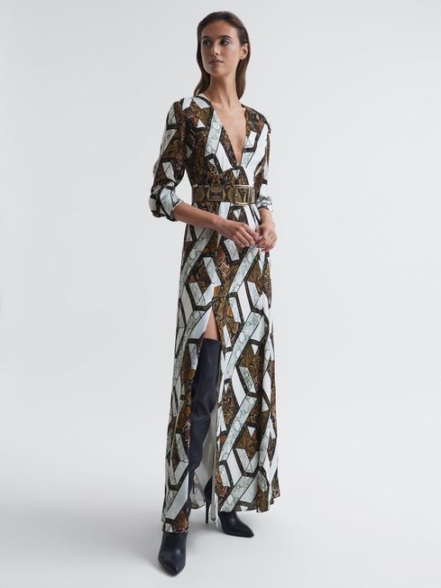 Reiss snake dress discount