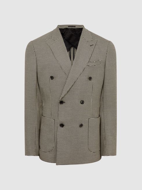 Reiss houndstooth jacket clearance