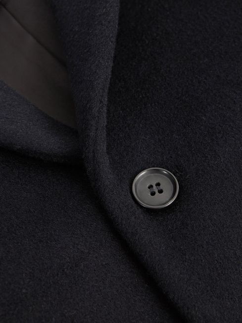 Reiss Navy Gable 13-14 yrs Single Breasted Overcoat