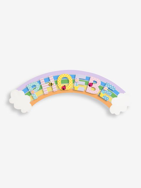 Buy JoJo Maman Bébé Curved Rainbow Door Plaque from the JoJo Maman