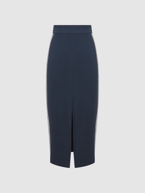 Midi pencil top skirt navy