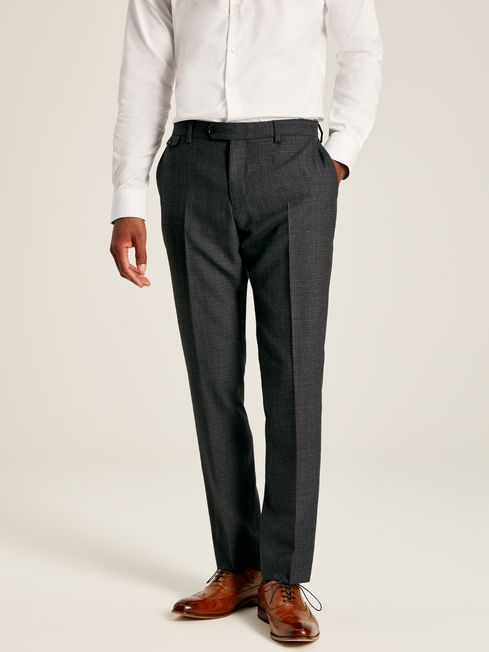 Men's Charcoal Classic Fit Suit | Hawes and Curtis