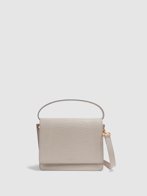 Reiss Windsor Grained Leather Bag | REISS USA