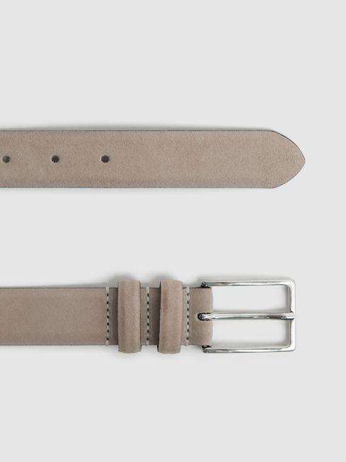 Reiss Stone Dante Suede Belt