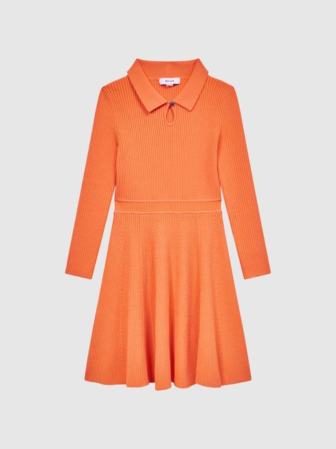 Orange cheap reiss dress