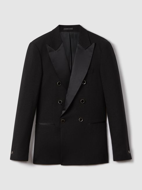 Black tuxedo double breasted cheap