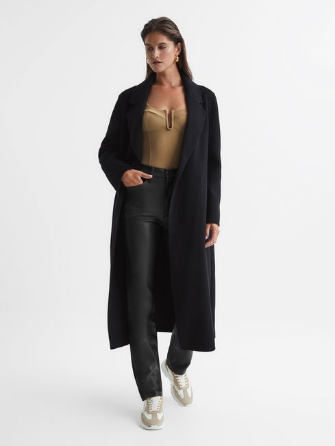 Reiss best sale leather pants