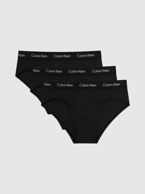Reiss Black Calvin Klein Underwear 3 Pack Briefs