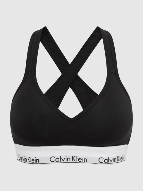 Reiss Black Calvin Klein Underwear Lift Bralette