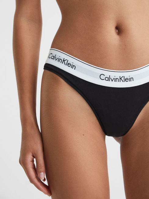 Reiss Black Calvin Klein Underwear Thong