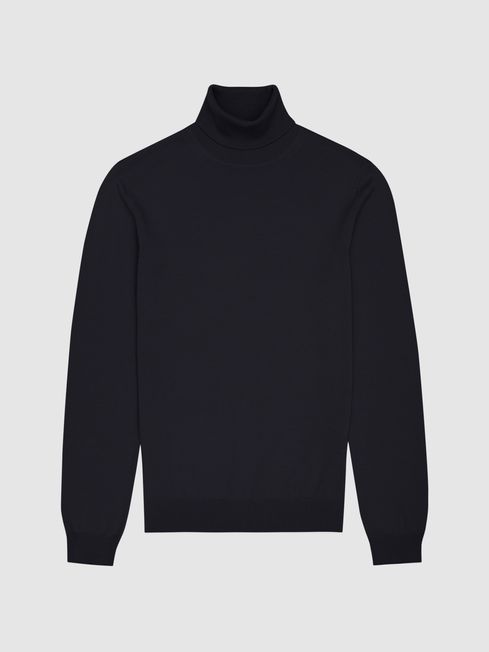 Reiss Caine Slim Fit Merino Wool Roll Neck Jumper REISS Rest of World