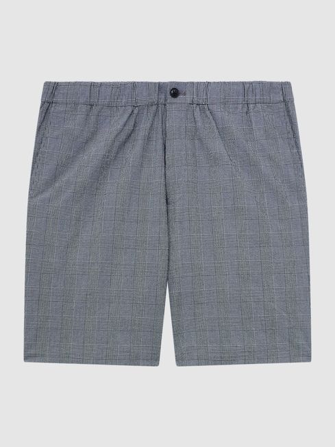 Grey sales checked shorts