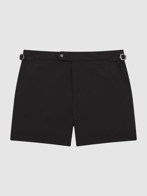 Reiss black shorts shop