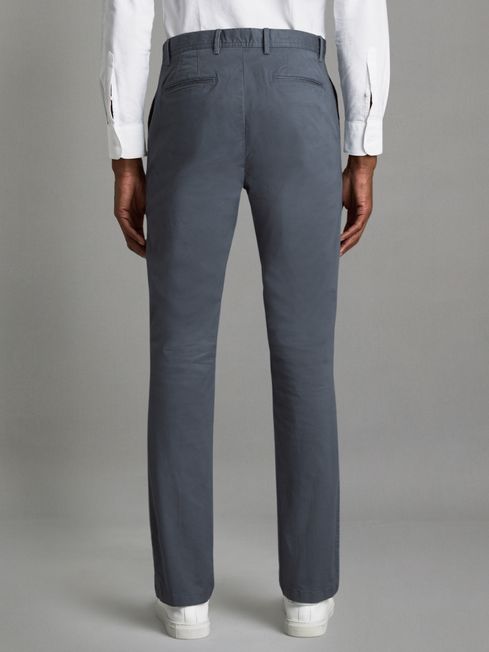 Reiss Pitch Slim Fit Washed Chinos | REISS USA