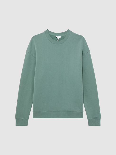 Reiss Alistar Oversized Garment Dye Sweatshirt - REISS