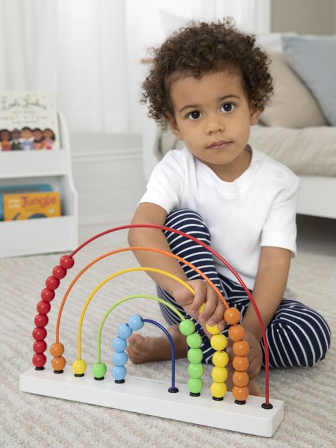 Wooden abacus top