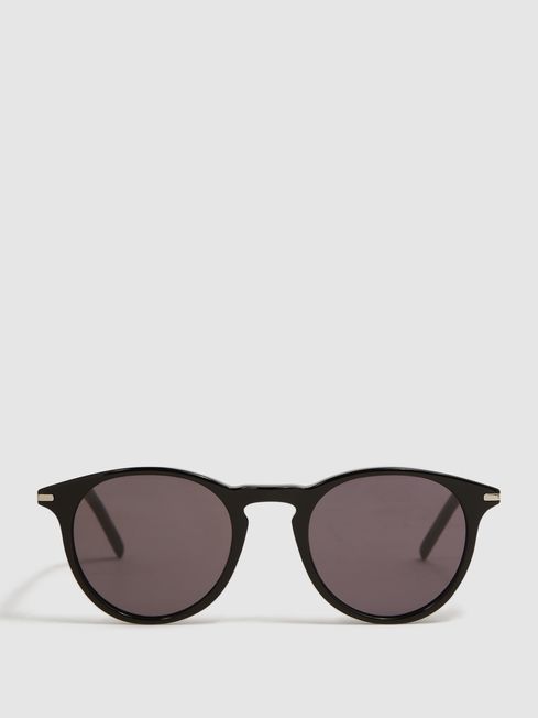 Paige Round Acetate Frame Sunglasses
