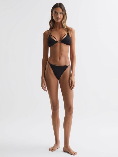 Reiss Black Calvin Klein Underwear Brazilian Bikini Bottoms