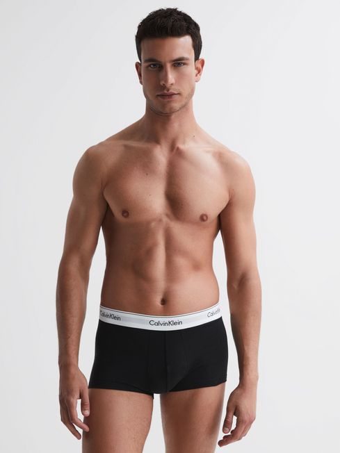 Reiss Black Multi Calvin Klein Underwear 3 Pack Trunks