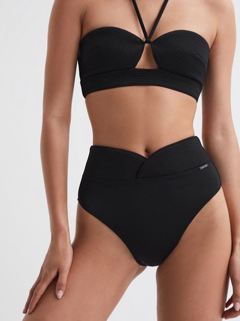 Underwear High Rise Bikini Bottoms in Black