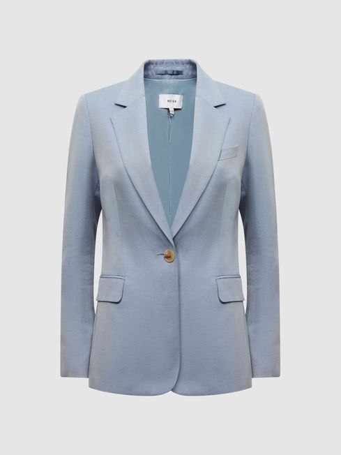 Reiss light blue cheap coat