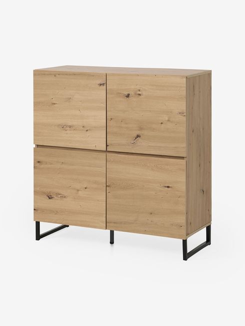 MADE.COM Distressed Oak Effect Hopkins Highboard