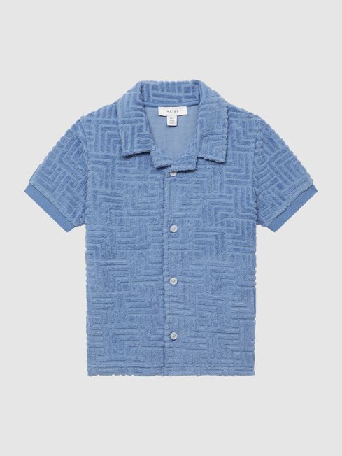 Reiss Algarve Terry Towelling Shirt REISS USA