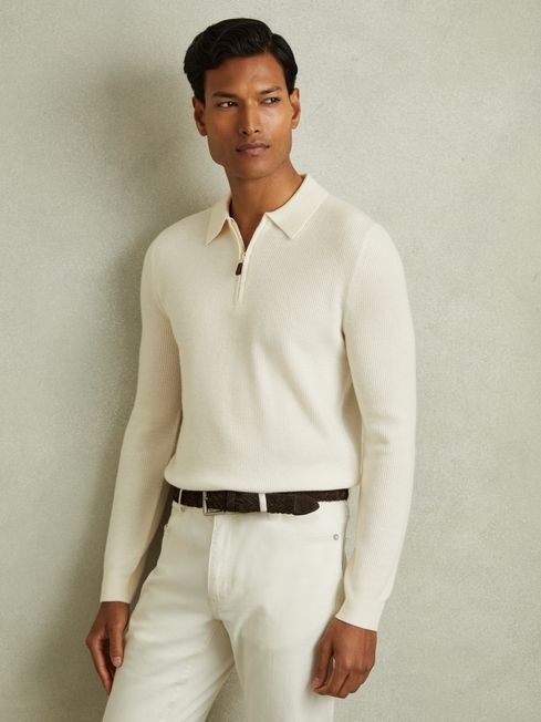 Quarter zip polo shirt sale