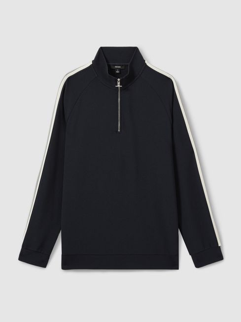 Sweatshirt with side stripes discount