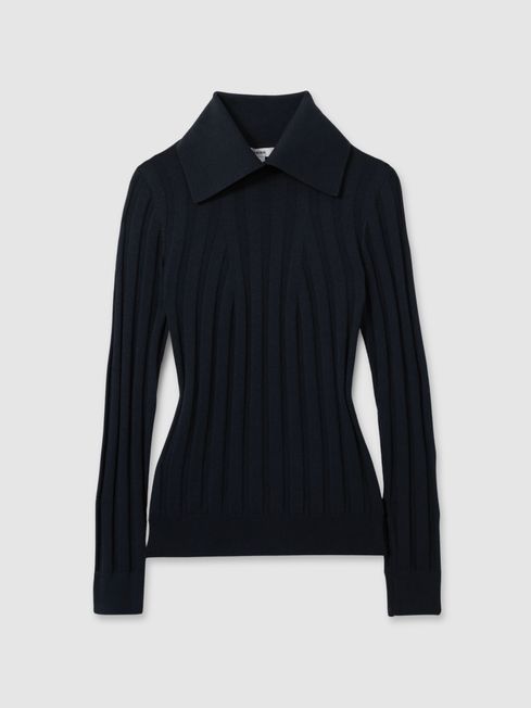 Black collared jumper new arrivals