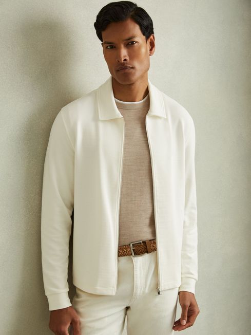 Reiss hudson leather jacket hot sale