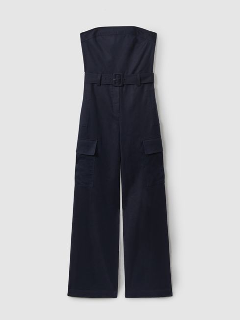 H&m black strapless jumpsuit online