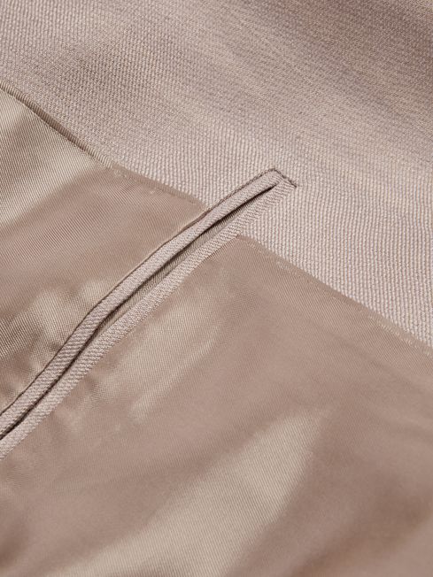 Reiss Pink Rosa Atelier Tailored Double Breasted Suit Blazer
