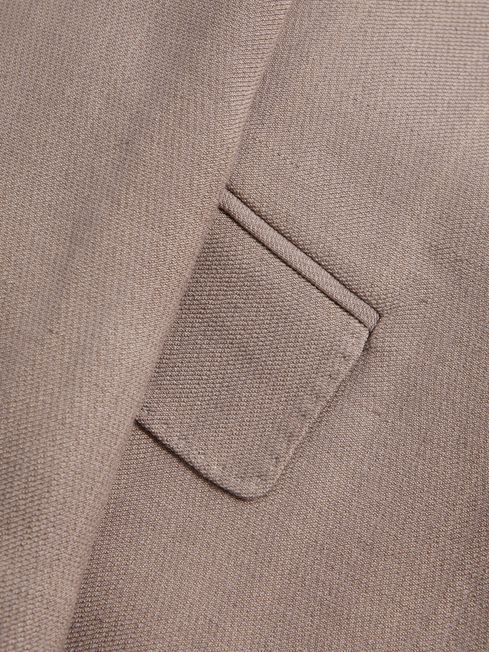 Reiss Pink Rosa Atelier Tailored Double Breasted Suit Blazer