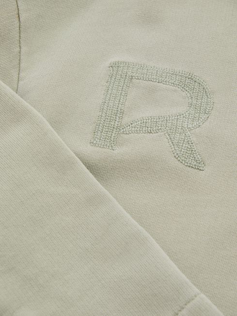 Reiss Sage Jade 4-9 yrs Cotton Hooded Logo Dress