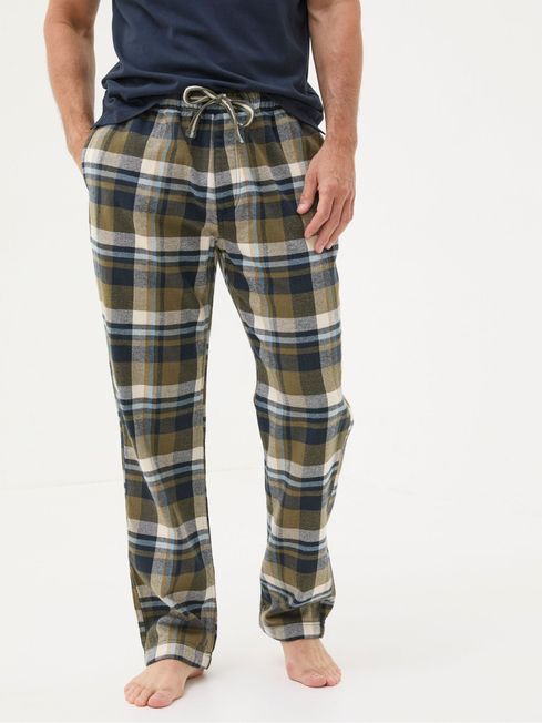 Hambrook Green Check Pyjama Bottoms