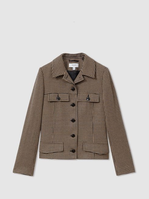 Dog tooth check jacket deals