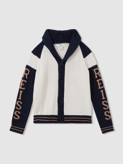 Varsity cardigan sweater on sale