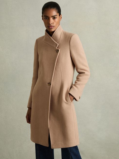 Longline double breasted coat shop