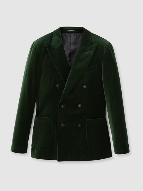 Reiss velvet blazer discount