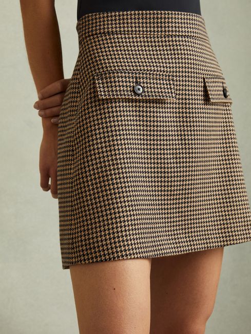 Lena suede mini skirt shop