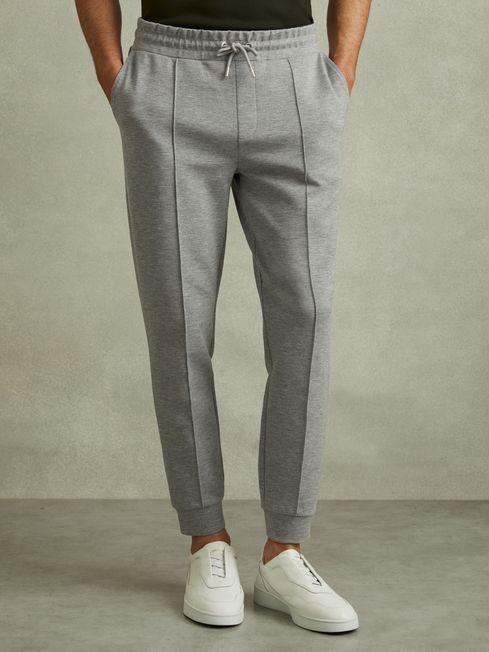 Reiss Premier Interlock Jersey Drawstring Joggers REISS Rest of Europe