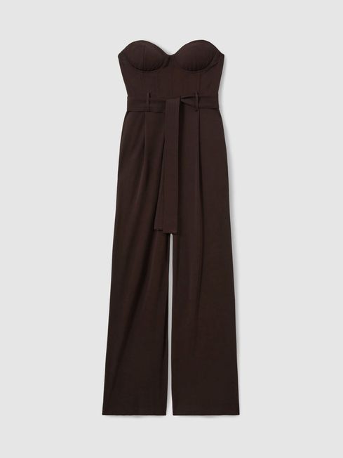 Black bustier jumpsuit 2025