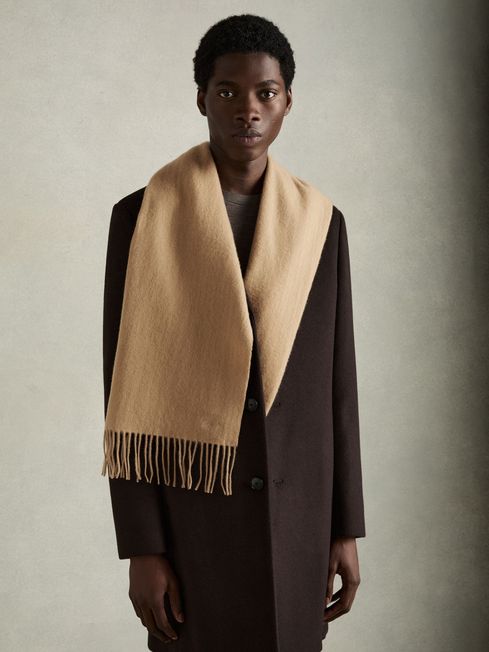 Reiss Picton Wool and Cashmere Scarf REISS Rest of World