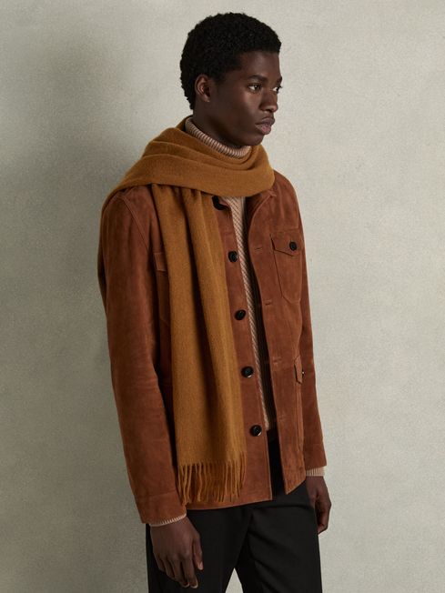 Reiss Picton Wool and Cashmere Scarf REISS Rest of Europe