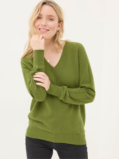 Olive green ladies jumper sales