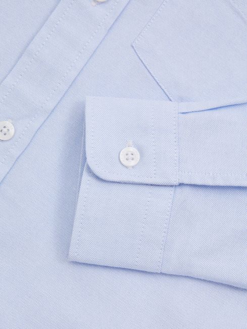 3-9 yrs Oxford Cotton Shirt in Soft Blue